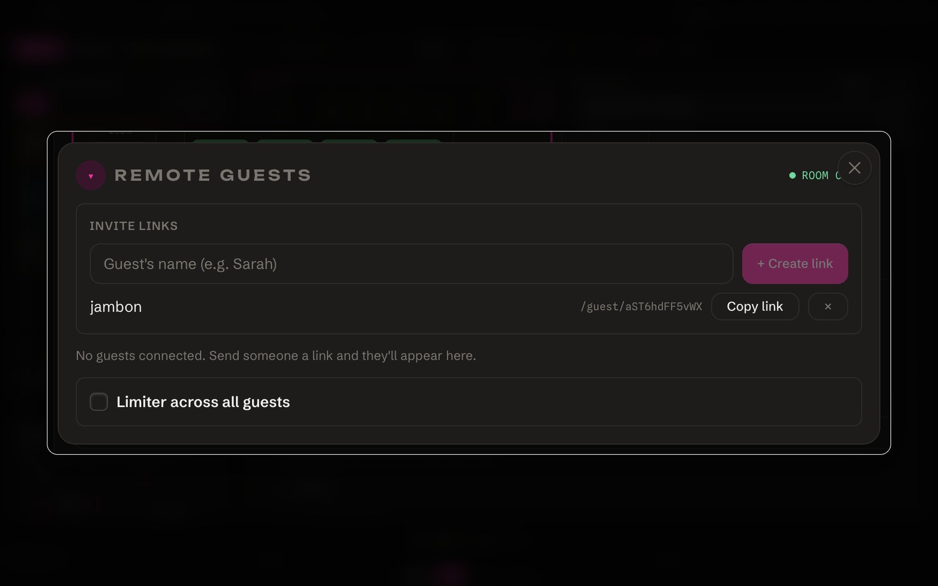 Closer look - remote guests